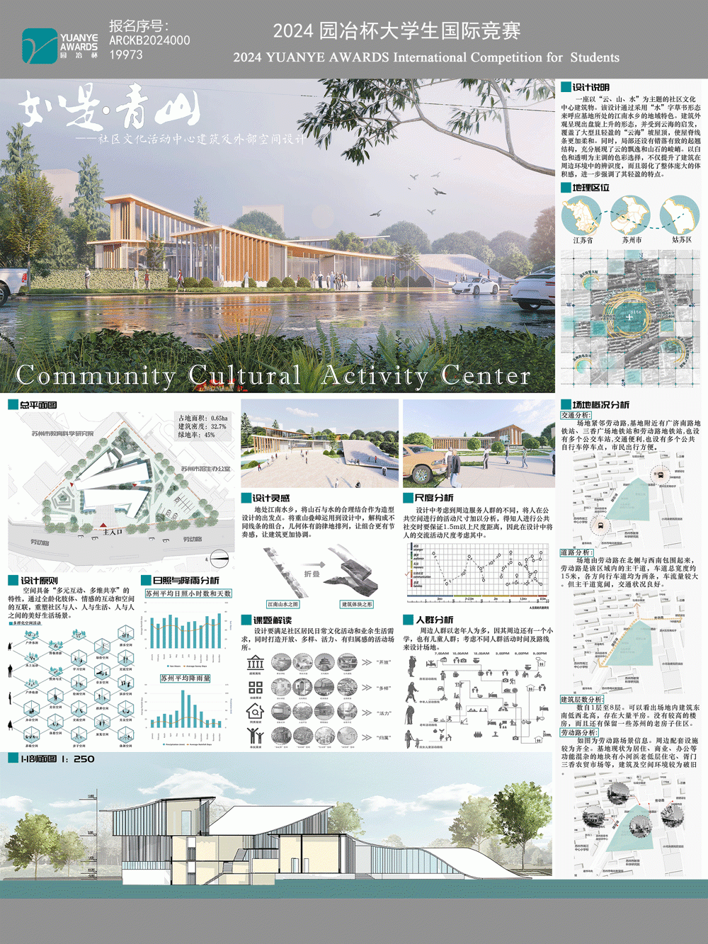 如是·青山——社区文化活动中心建筑及外部空间设计 - 课程设计 - 园冶杯国际竞赛组委会 - Powered by Discuz!