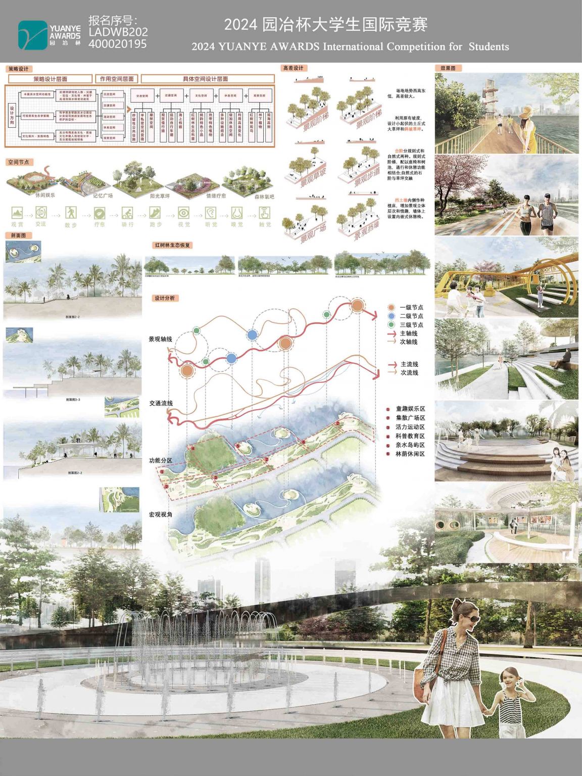 林里自然，邻里繁华 ——湛江市金沙湾片区滨水景观更新设计