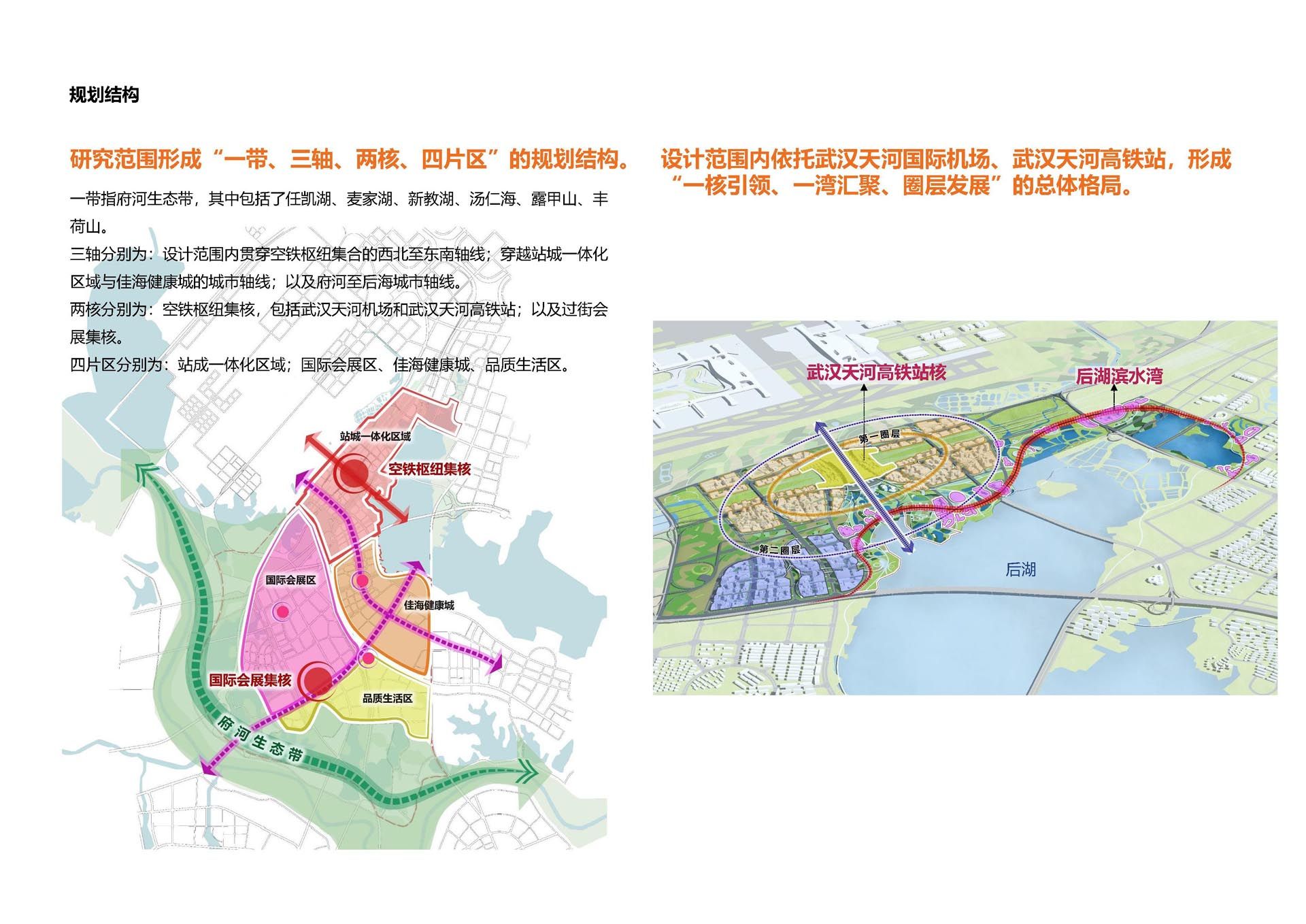 沿江高铁武汉天河站站城一体化区域城市设计及站区综合体建筑概念方案设计